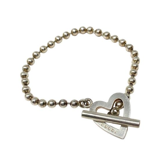 Gucci Jewelry - Gucci Heart Boule 925 Sterling Silver Ball Bracelet